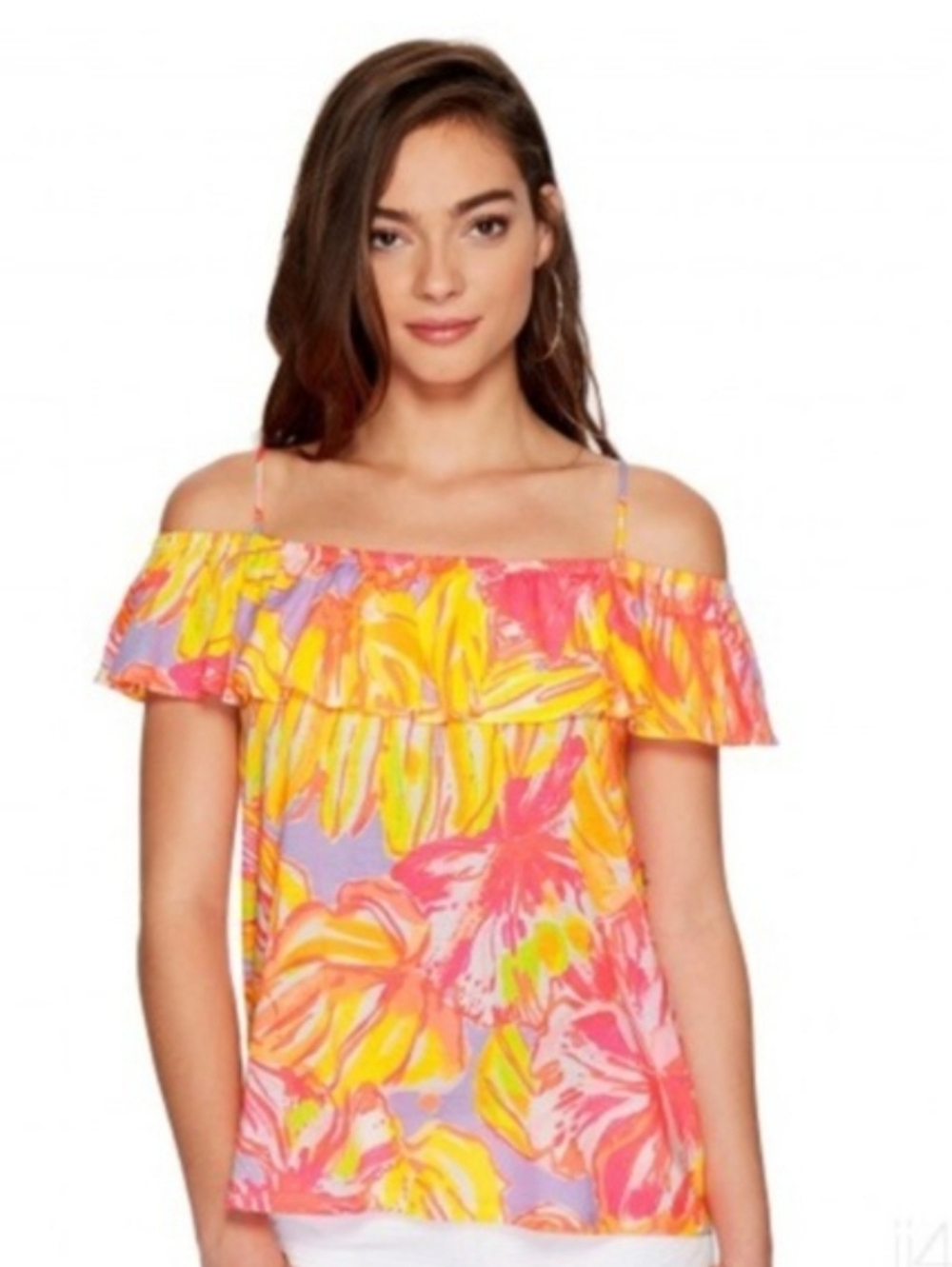 Lilly Pulitzer Tamiami Off Shoulder Top
